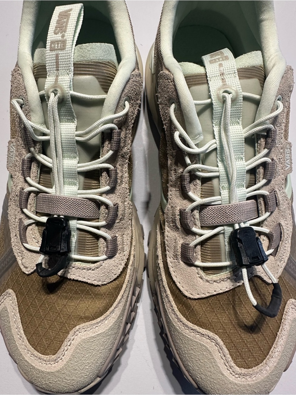 Vans Crosspath XC Men's Sz 6 Women's Sz 7.5 Peyote Beige Mint Green Hiking Shoes - Picture 7 of 8